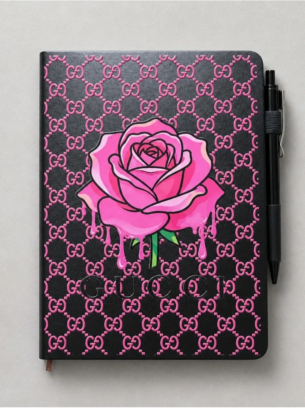 HANDMADE FASHION UV/DTF A5 Notebook With Pen